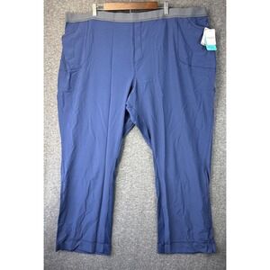 Cherokee Infinity Scrub Pants Mens 5XL Navy Blue Antimicrobial Stretch 1124A NWT